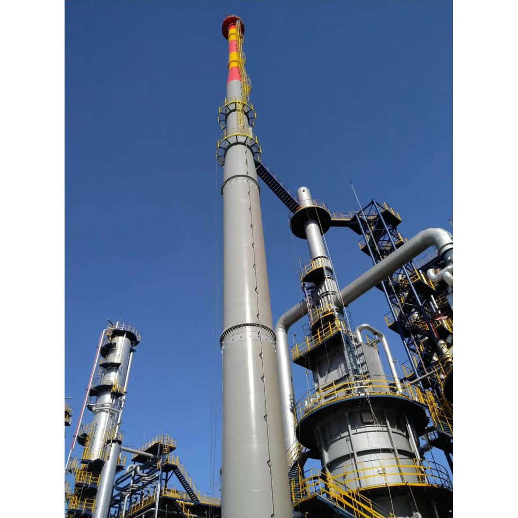 Arcem Type Steel Chimney pro Vastum Incineratio Power Generationis